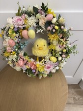 Handmade Easter Chick Wreath