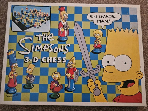 Vintage the simpsons chess - simpsons, 3d