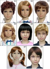 Kids Wig Wig Children Dolls Mannequin Mannequin Boy Girl Hair 