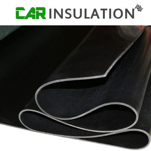 Black heavy duty rubber - black,