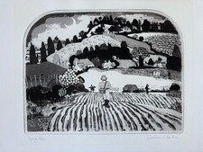 vintage GRAHAM CLARKE b1941 "Spring"  Limited Edition ETCHING 67/150