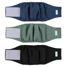 wegreeco Washable Male Dog Belly Band (Stylish Pattern)- Pack of 3 -L