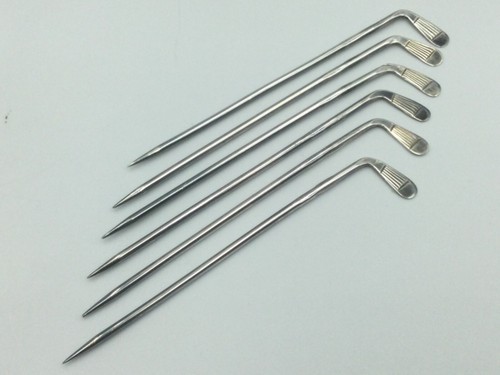 Set sterling silver golf - of,
