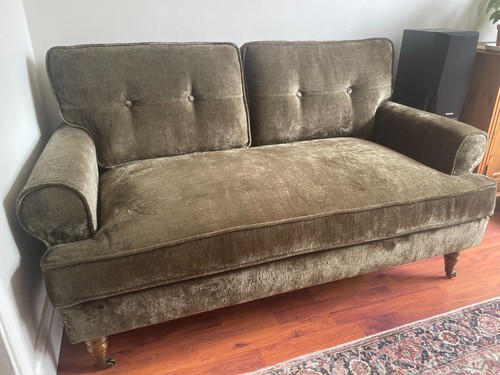 Plush chenille dark - dark, moss