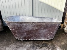 Vintage Wooden Base Galvanised