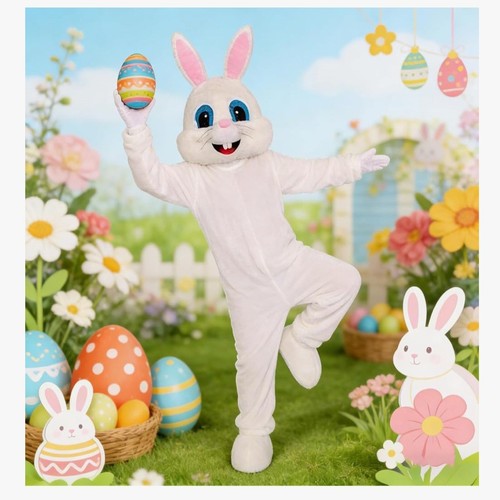 Adult easter bunny mascot - adult,