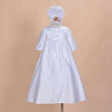 Baby Girl Ivory White Satin