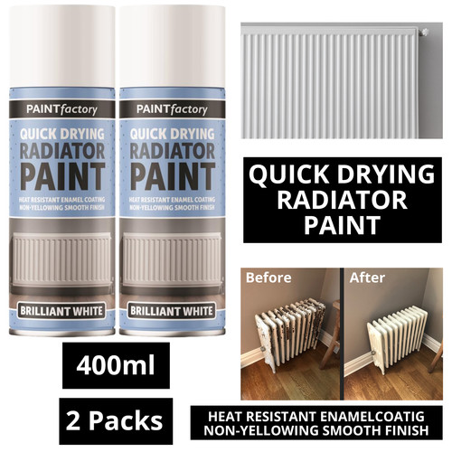 Brilliant white radiator - white,