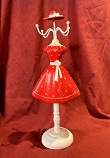 1950's Style Dress and Hat Lady Mannequin 4 Arm Jewellery Stand
