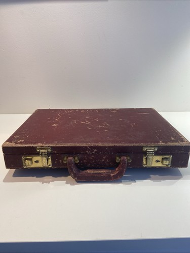 Vintage leather briefcase - vintage,