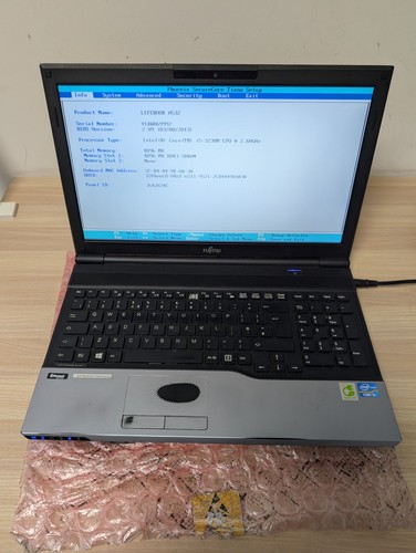 Fujitsu lifebook a532 - a532,