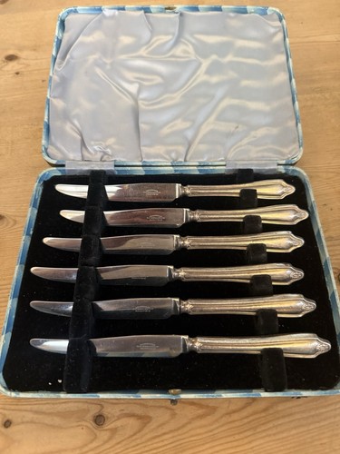 Boxed set antique silver - boxed, of