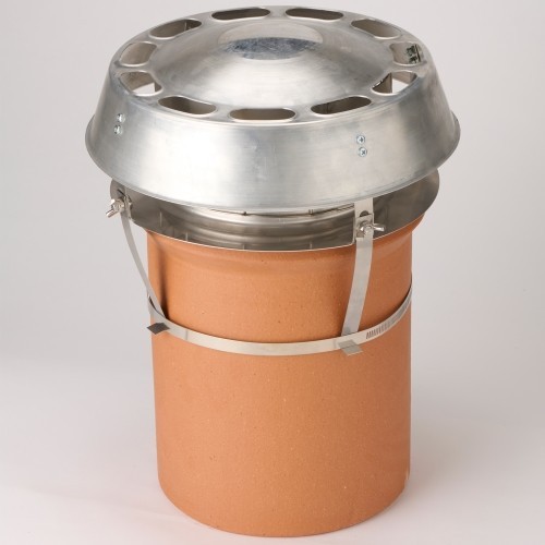 Natural anti downdraft chimney - anti,