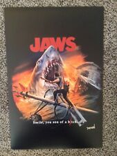 Jaws Original Artwork 12” X