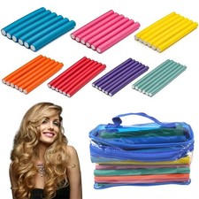 42Pcs-Curlers Hair Rollers Flexi Bendy Foam Roller Flexible 2%C-NEW R2V6