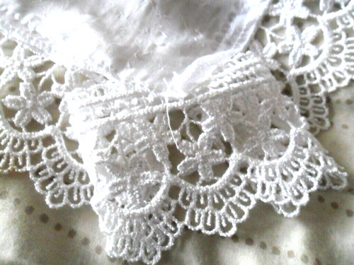 Pair white net curtains with - pair,