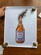 BANKSY TESCO PETROL BOMB Print