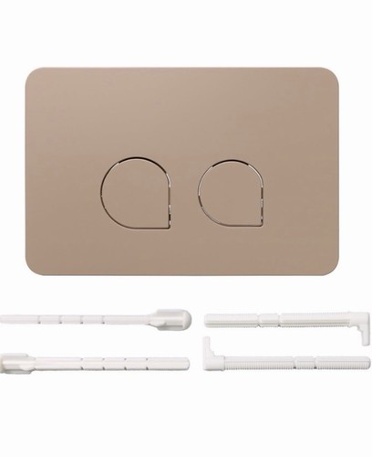 Toilet flush plate dual - toilet, button