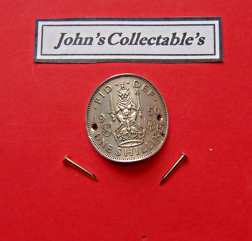 1950 old english shilling - english, (