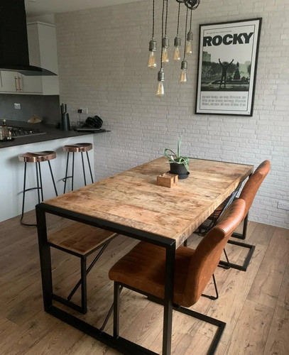 New industrial rustic wooden - rustic,