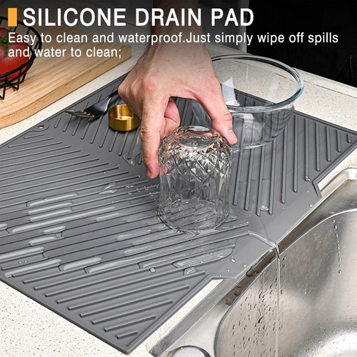 Silicone sink draining board - sink,