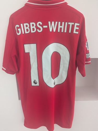 Gibbs white match worn - worn, shirt.