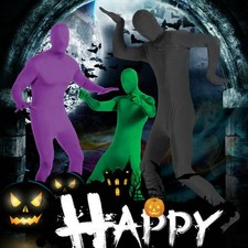 Party Fancy Costume Invisible Morph Suit Full Body Spandex Jumpsuit  Adults Kids
