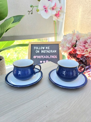 Denby imperial blue cup - x, &