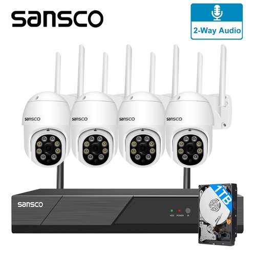 Wireless cctv system 3mp - wireless,