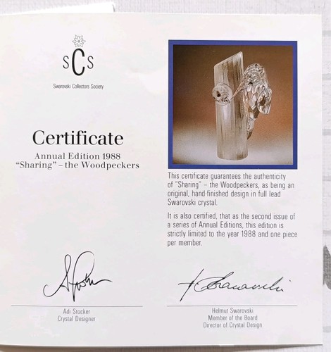 Certificate authenticity - of,
