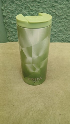 Costa coffee green travel cup - coffee,