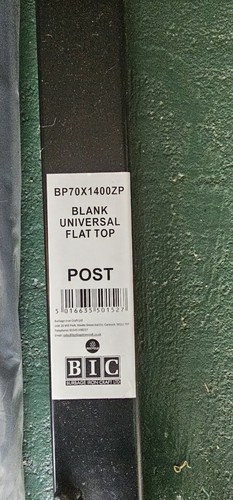 Metal post flat top - metal,
