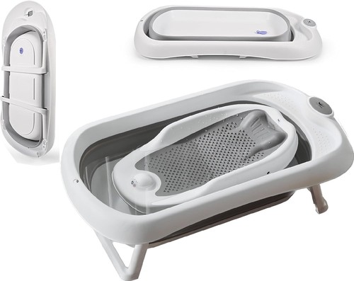 Baby bath tub with foldable - with,