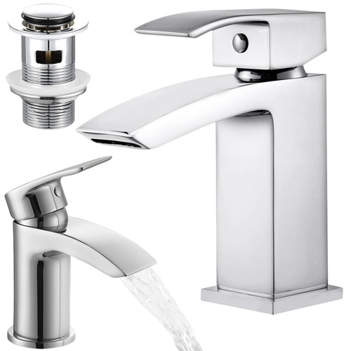 Waterfall basin tap with - hl,