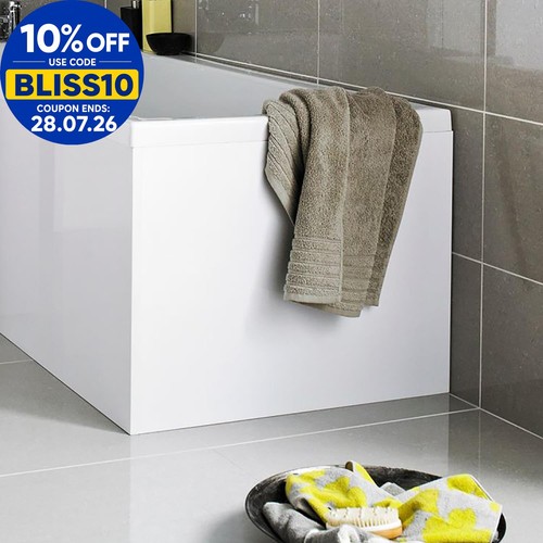 Shaped shower bath - bath, panel