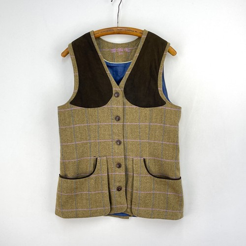 Laksen tweed waistcoat - tweed, womens