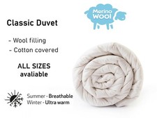 UK MERINO WOOL DUVET QUILT -
