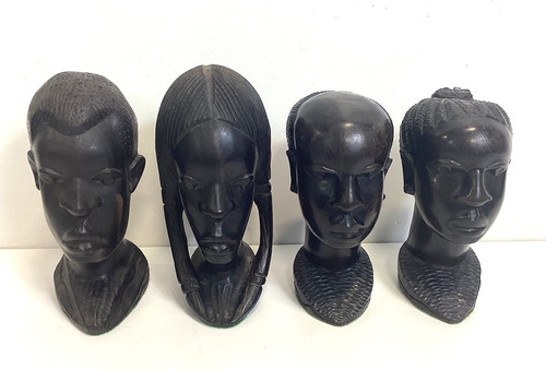Vintage ebony hand carved - ebony,
