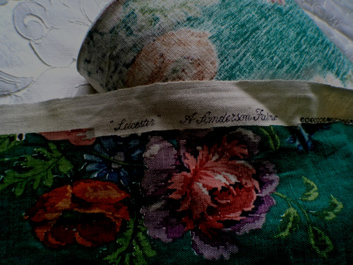 Vintage sanderson floral green - sanderson,