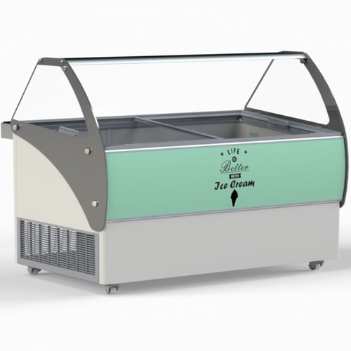 Scoop ice cream freezer - ice,