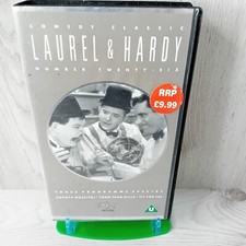 LAUREL & HARDY NUMBER 26 VHS TAPE -RARE RETRO MOVIE SERIES VINTAGE