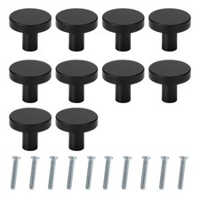 10Pcs Solid Door Knobs Cabinet