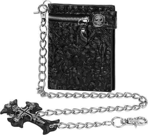 Unisex gothic punk skull chain - gothic,