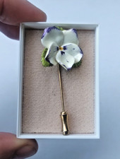 Vintage Fine Bone China Brooch