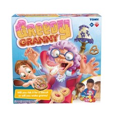 TOMY Greedy Granny Children's Board Game, Family and Preschool Action Game Kids