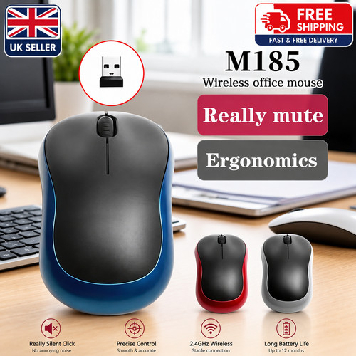 Logitech m185 wireless optical - logitech,