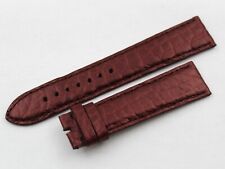 Watch Strap Real Leather Coconut Purple Pearled 20/18mm News Buckle Tool Parts