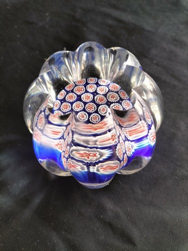 Rare millefiori paperweight - millefiori,