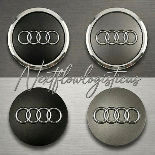 Audi alloy wheel centre caps - alloy,