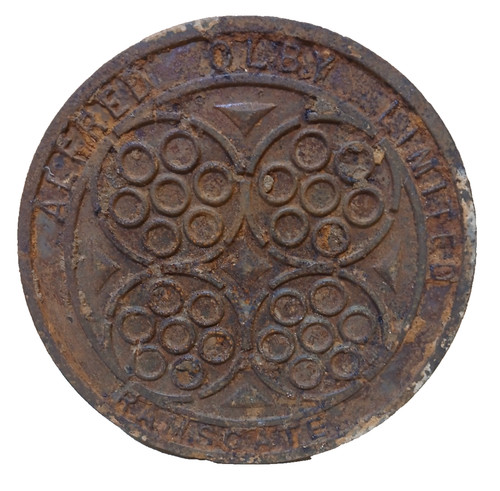 Round cast iron manhole cover - round,